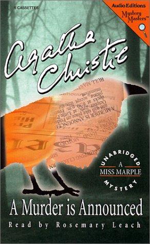 Agatha Christie: A Murder Is Announced (AudiobookFormat, The Audio Partners)