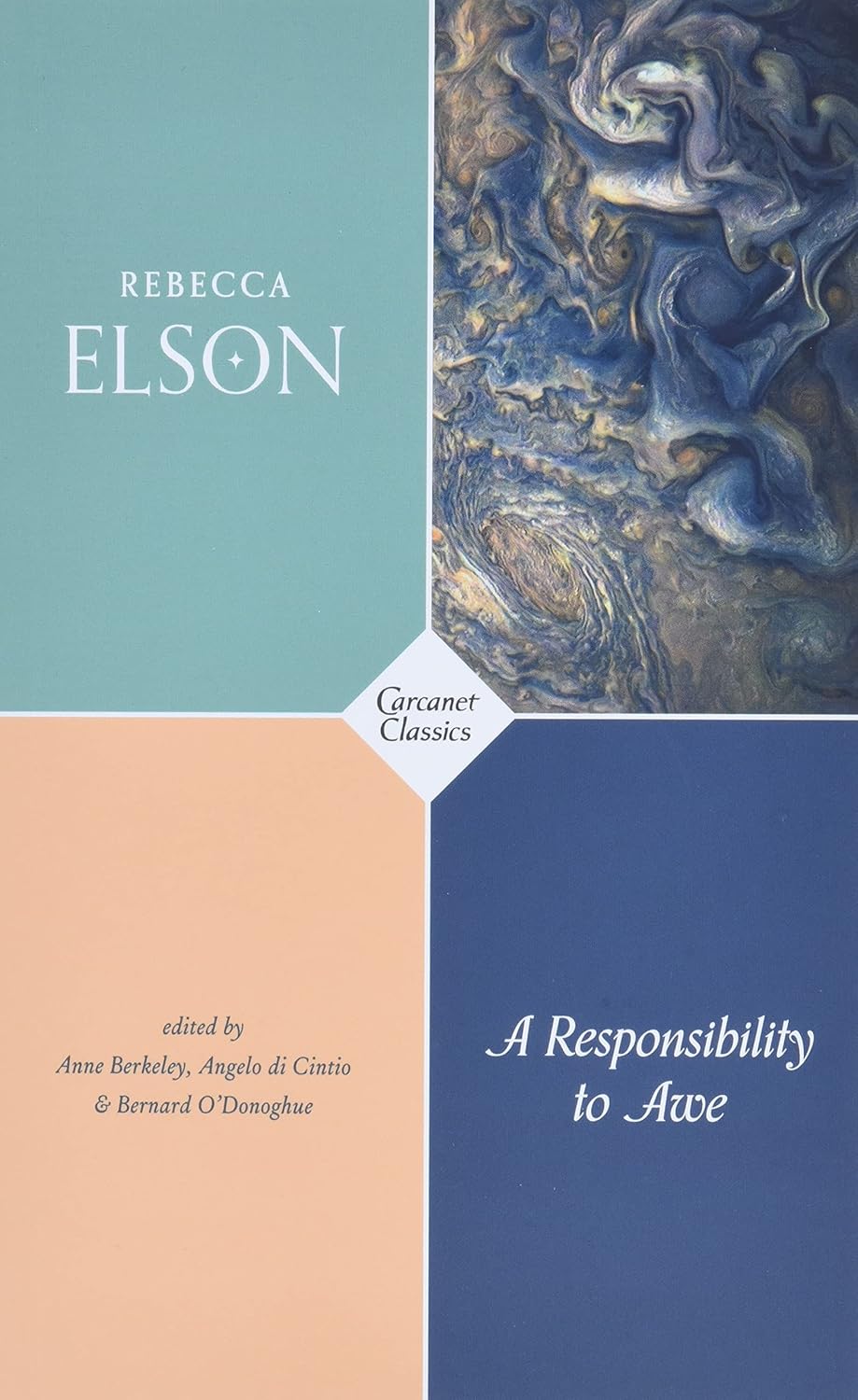 Rebecca Elston: A responsibility to awe. (2002, Carcanet)